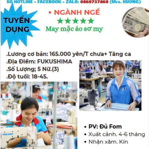 May Mặt Áo Sơ Mi